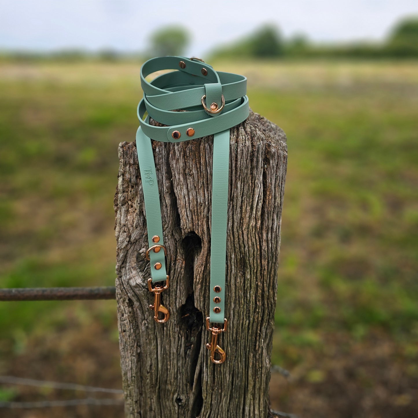 BioThane® waterproof Handsfree Dog Training Lead / Multiway Dog Lead - single coloured