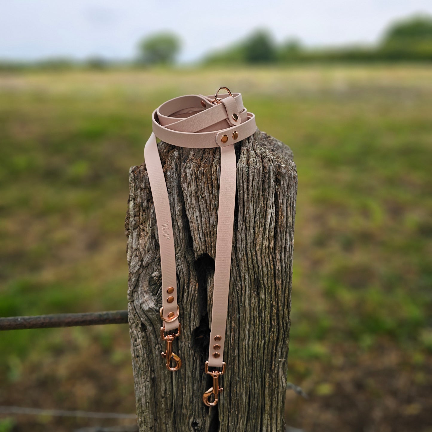 BioThane® waterproof Handsfree Dog Training Lead / Multiway Dog Lead - single coloured