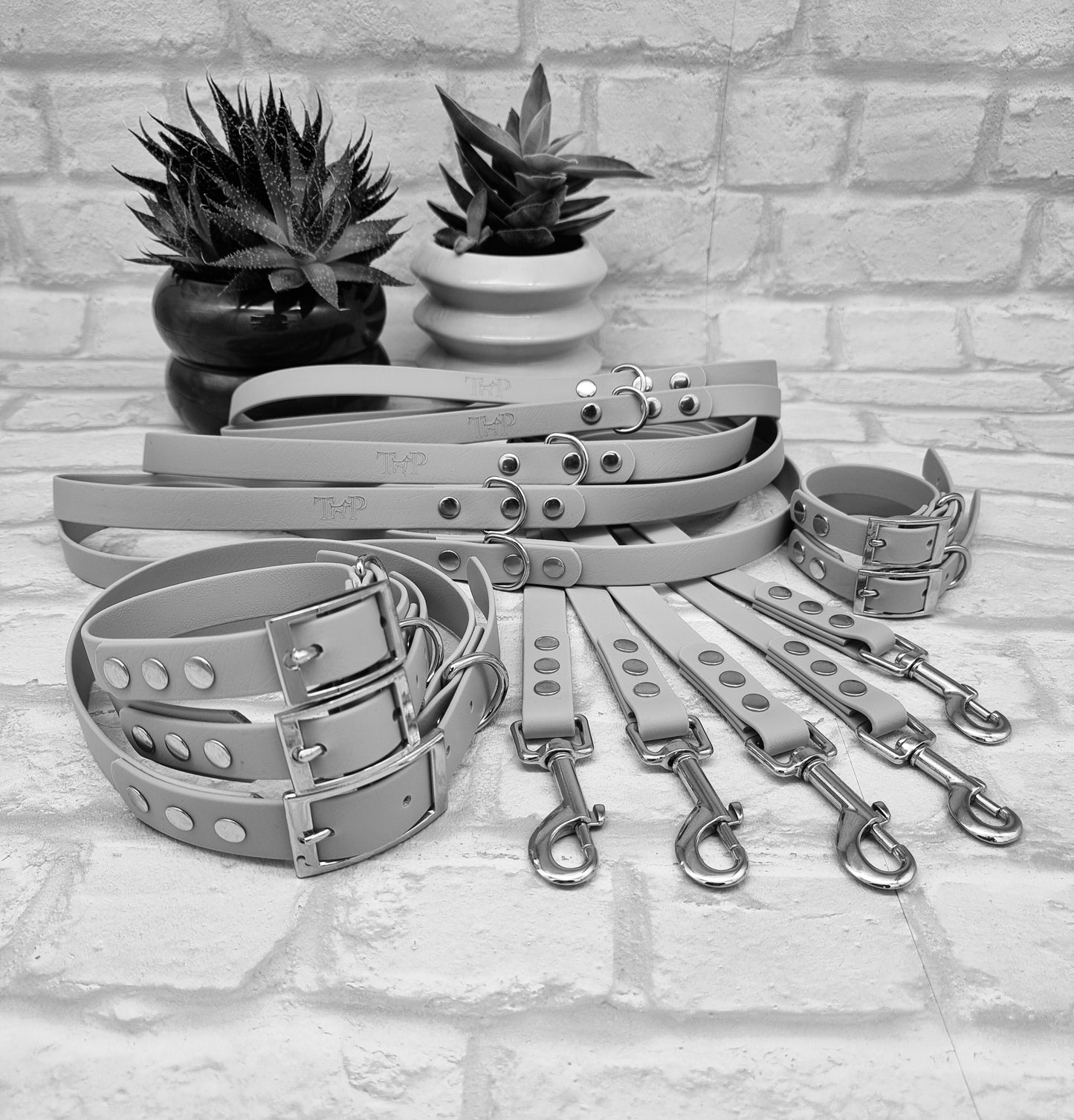 NEON ORANGE - Waterproof BioThane© Dog Collar/Lead/Bundle