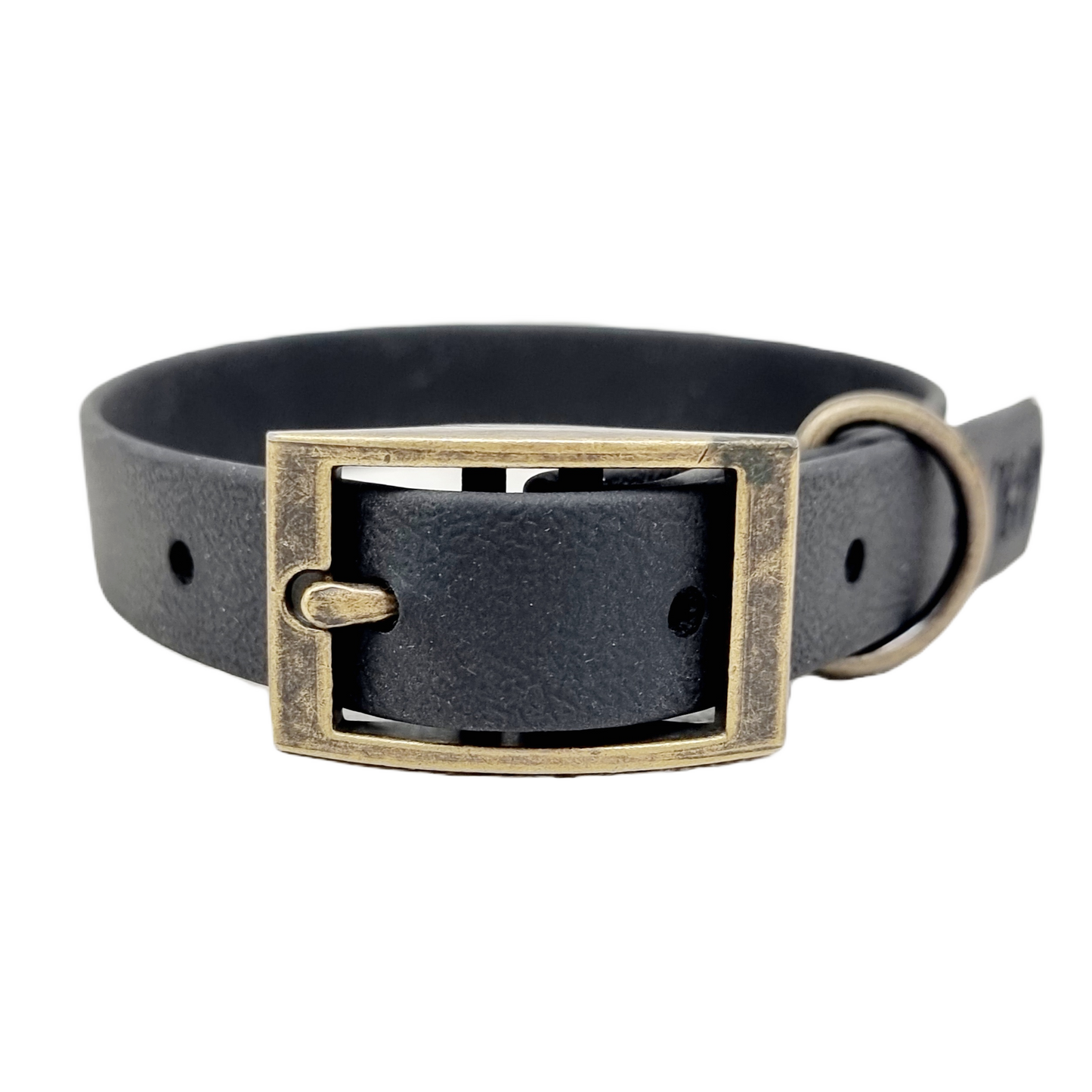 BLACK - Waterproof BioThane© Dog Collar & Lead