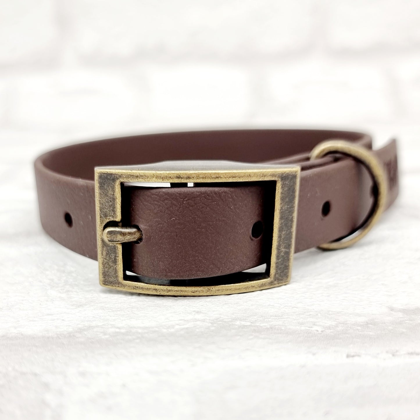DARK BROWN - Waterproof BioThane© Dog Collar & Lead