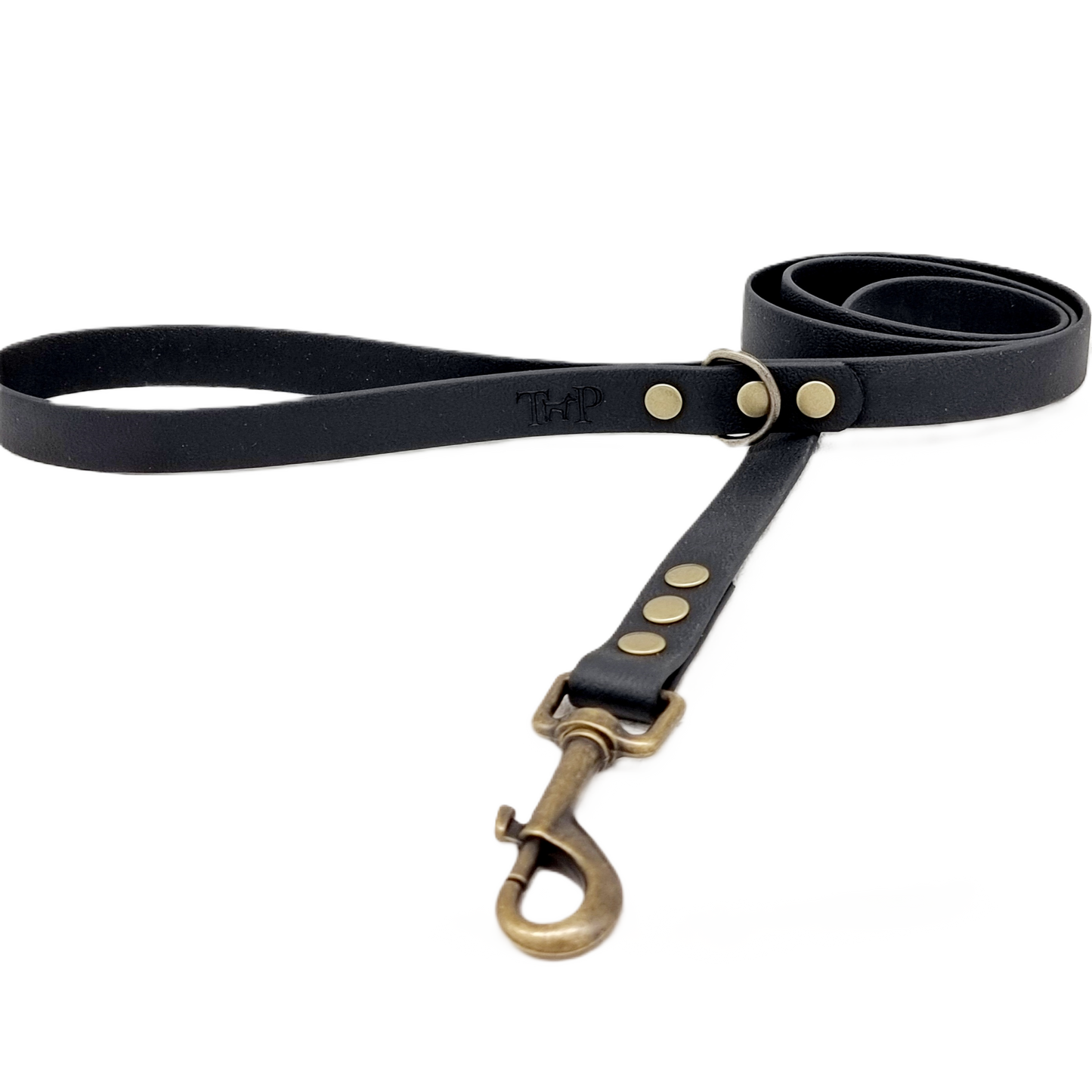 BLACK - Waterproof BioThane© Dog Collar & Lead