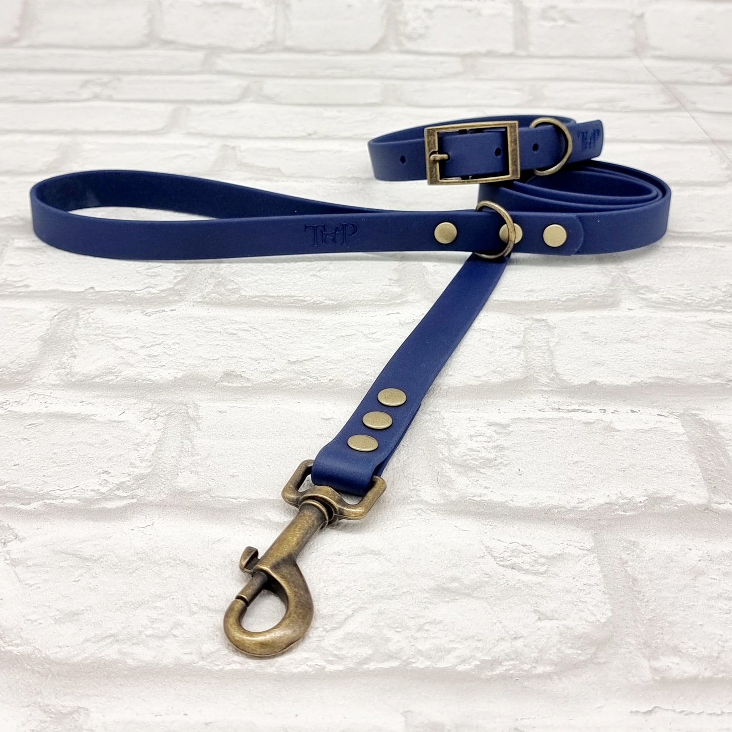 NAVY - Waterproof BioThane© Dog Collar/Lead/Bundle