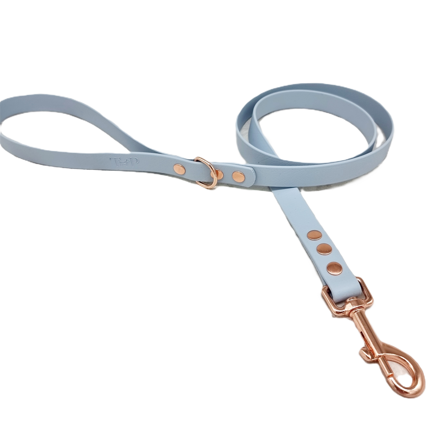 JFP PAF - PASTEL BLUE Waterproof BioThane© Dog Collar and Lead