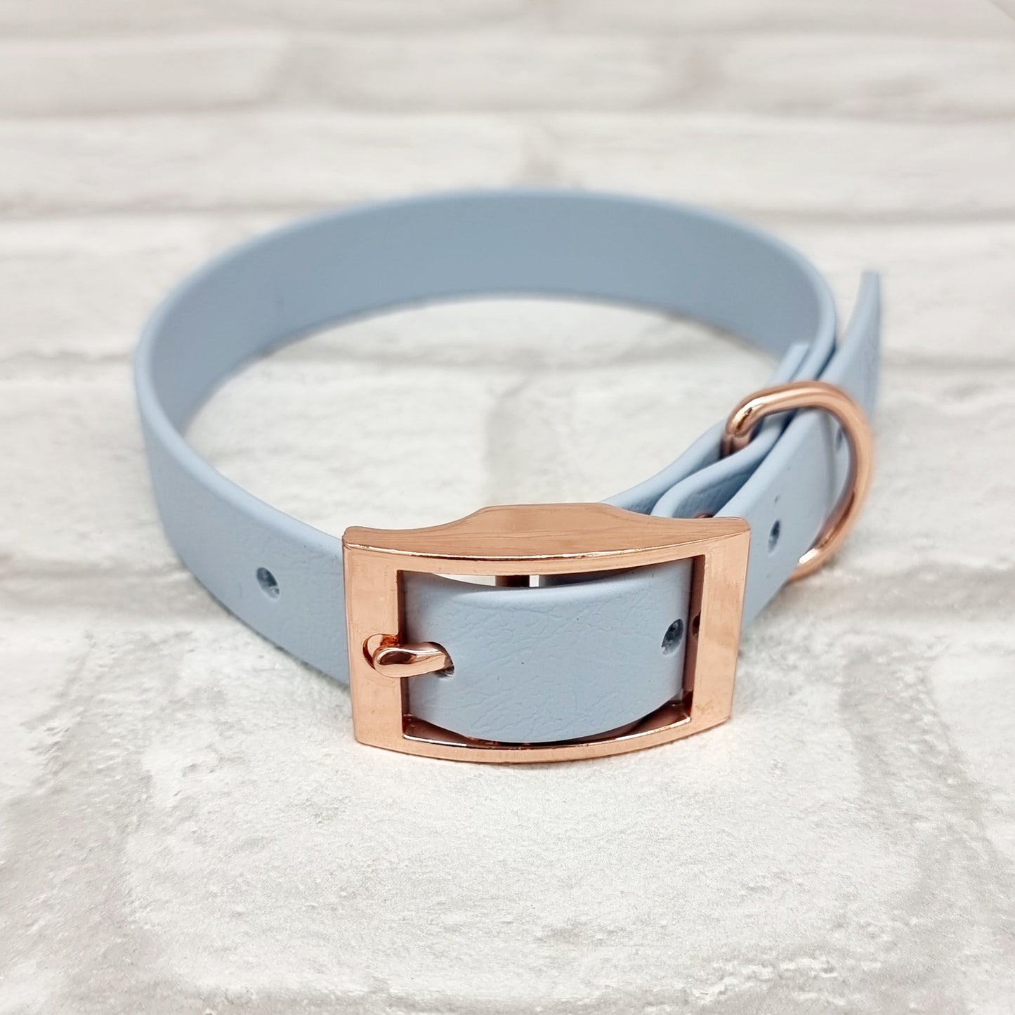 PASTEL BLUE - Waterproof BioThane© Dog Collar / Dog Lead