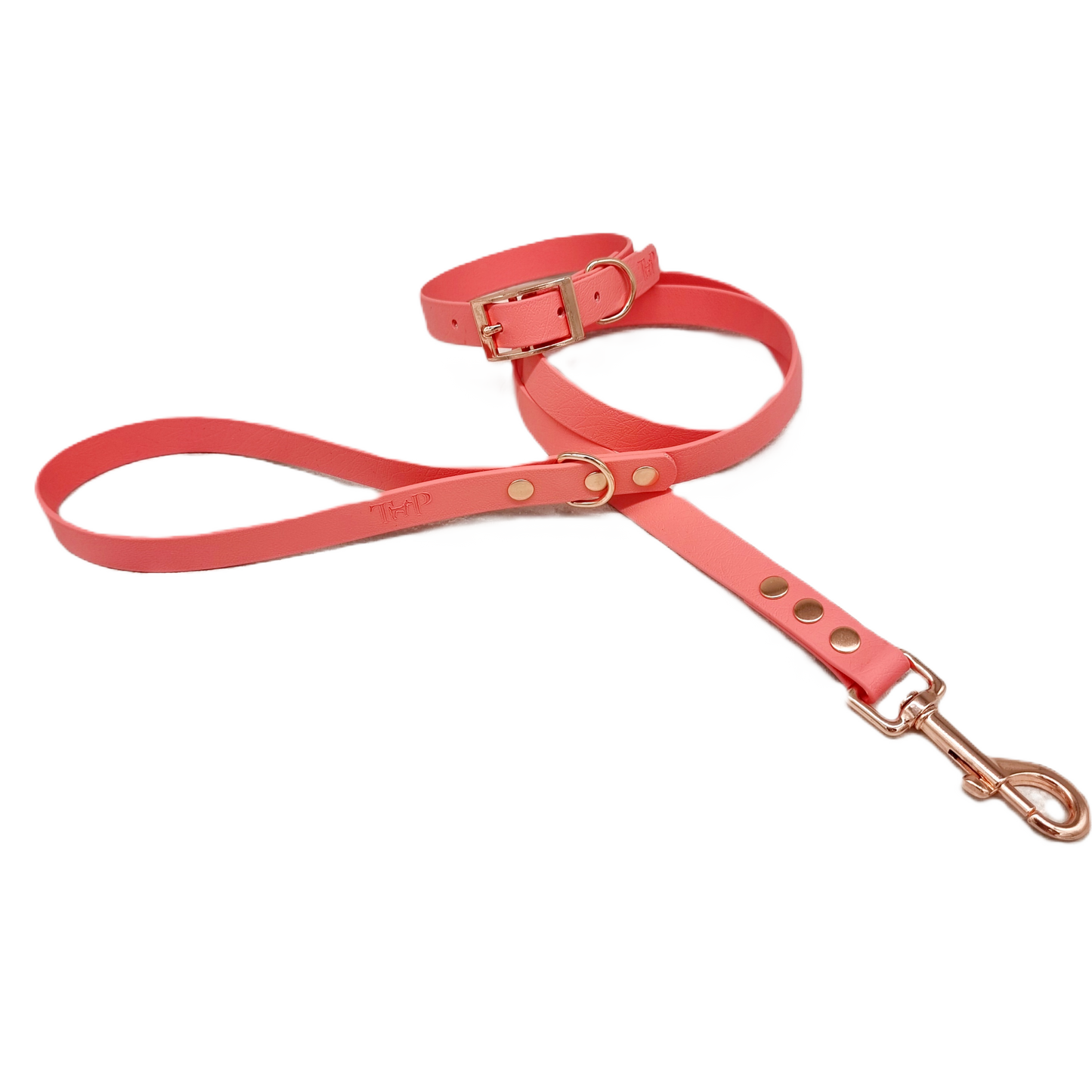 CORAL - Waterproof BioThane© Dog Collar & Lead