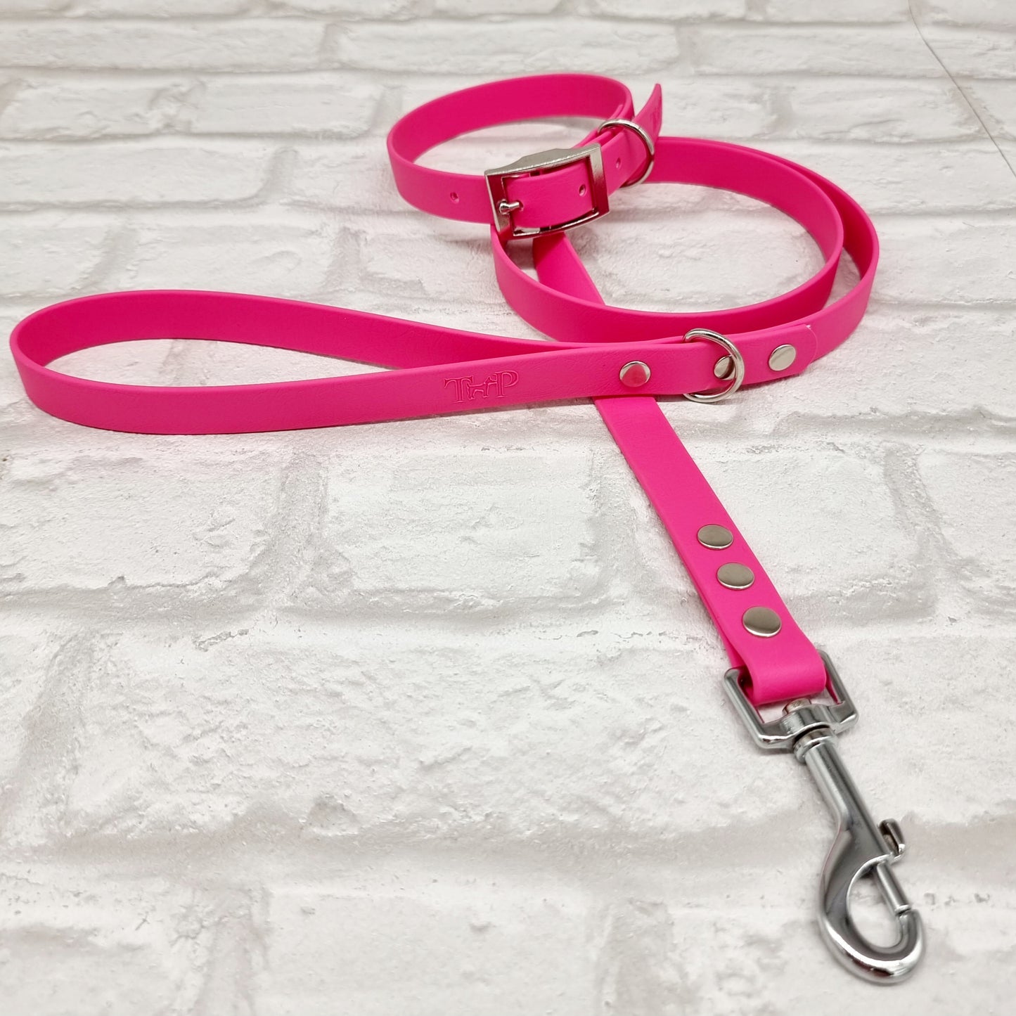 PASSION PINK - Waterproof BioThane© Dog Collar/Lead/Bundle