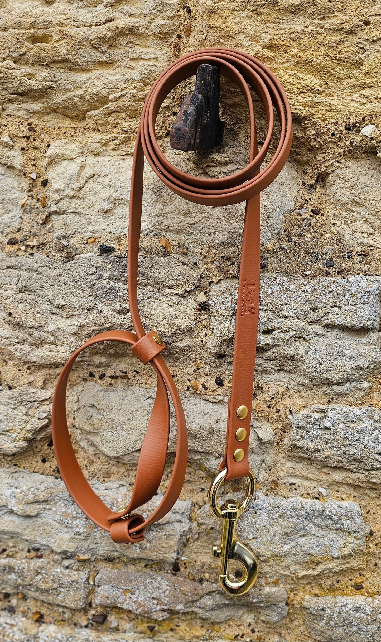 Tan - Waterproof BioThane® Horse break-away Lead Lines