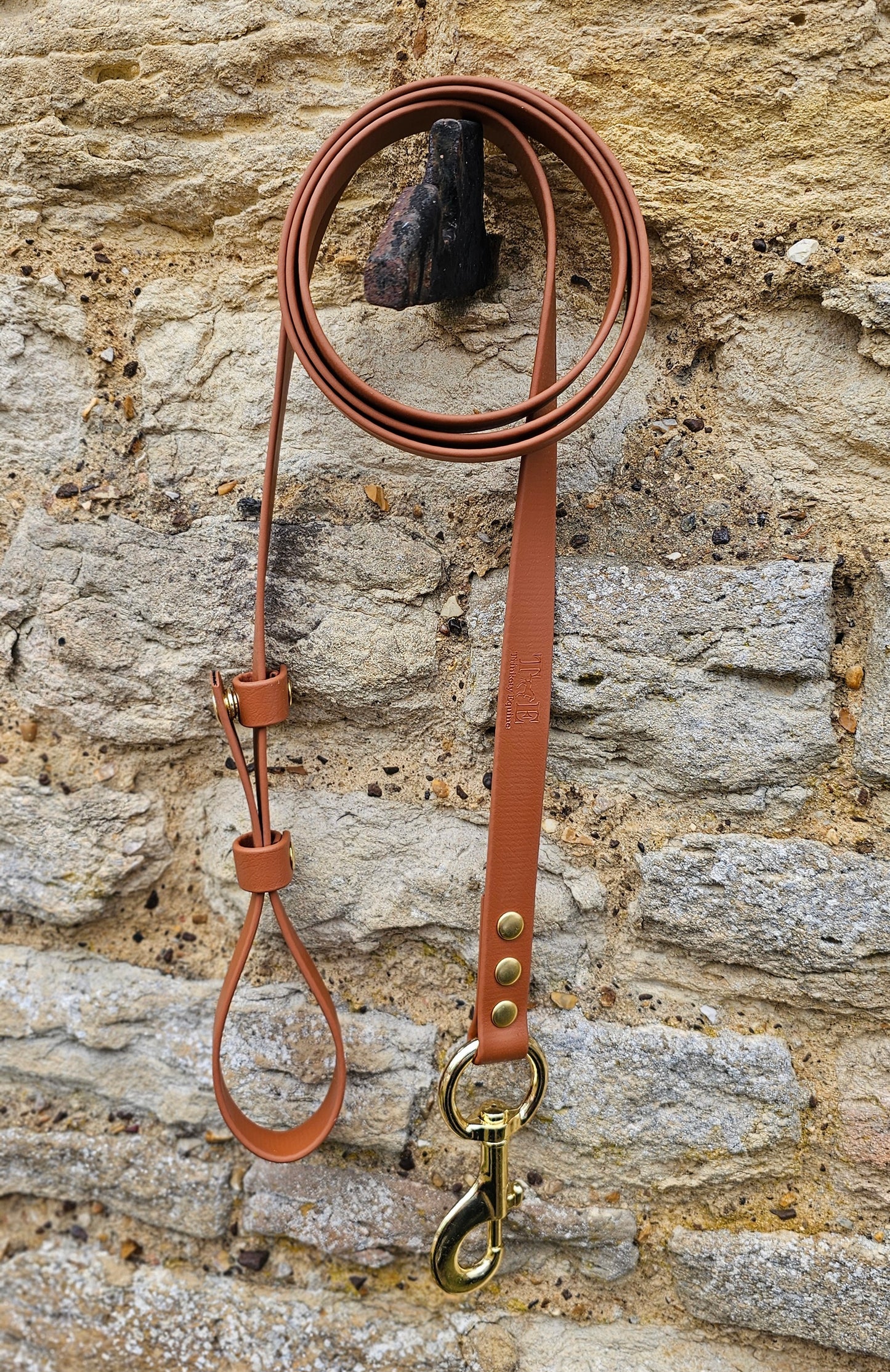 Tan - Waterproof BioThane® Horse break-away Lead Lines