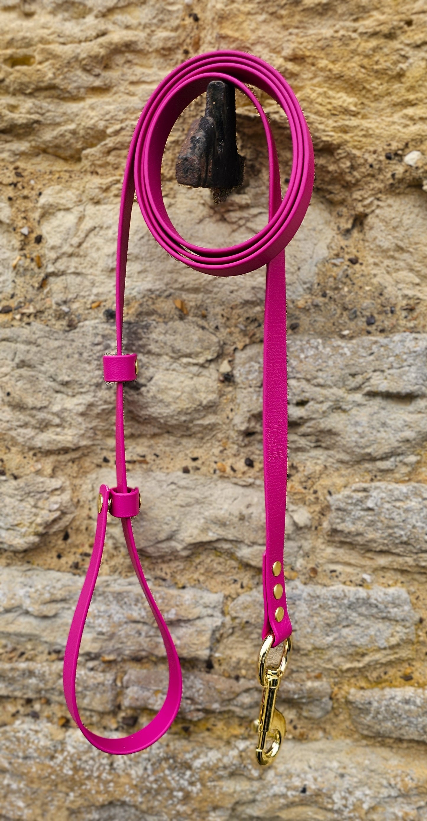 Magenta - Waterproof BioThane® Horse break-away Lead Lines