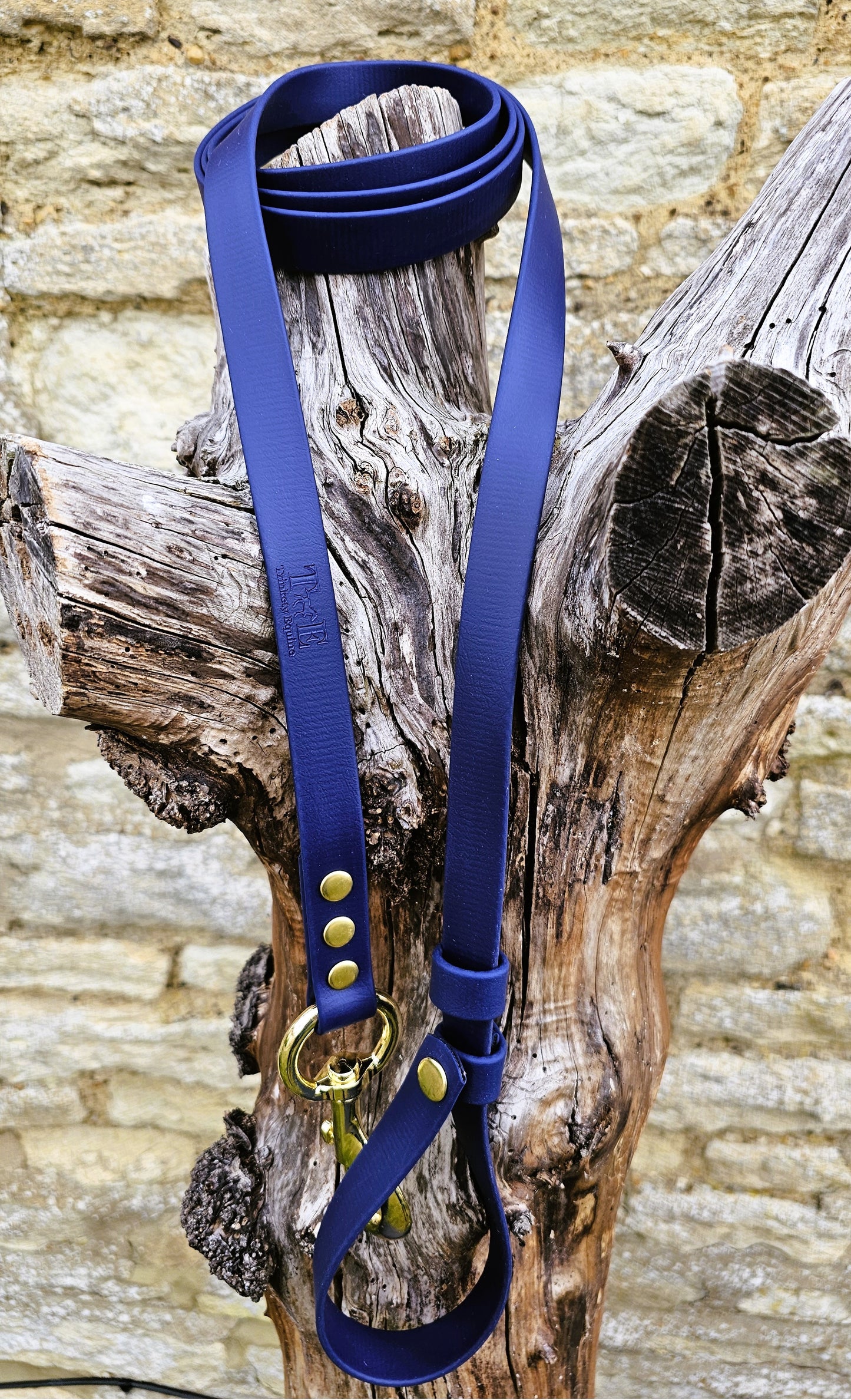 Navy - Waterproof BioThane® Horse break-away Lead Lines