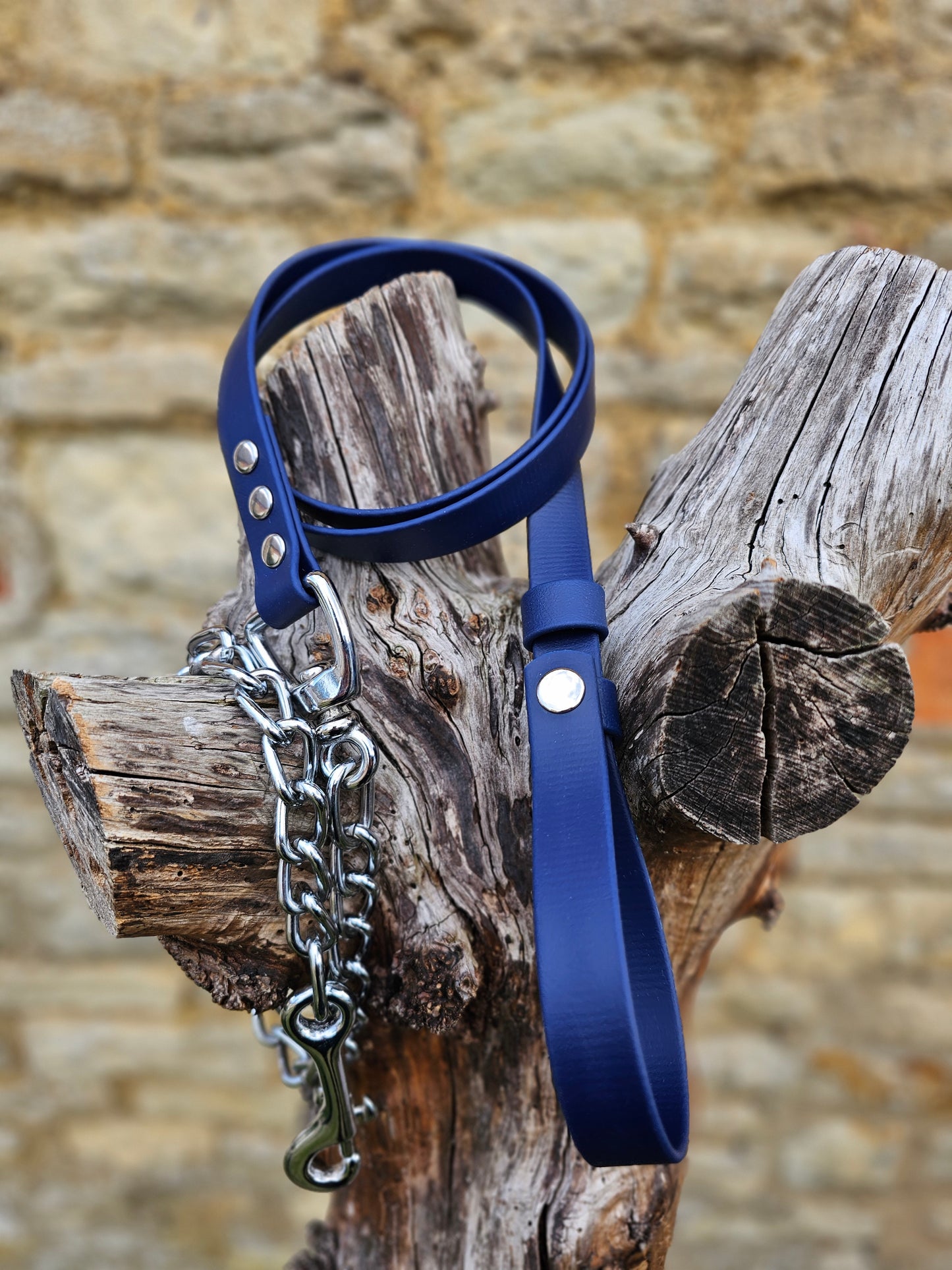 Navy - Waterproof BioThane® Horse break-away Lead Lines