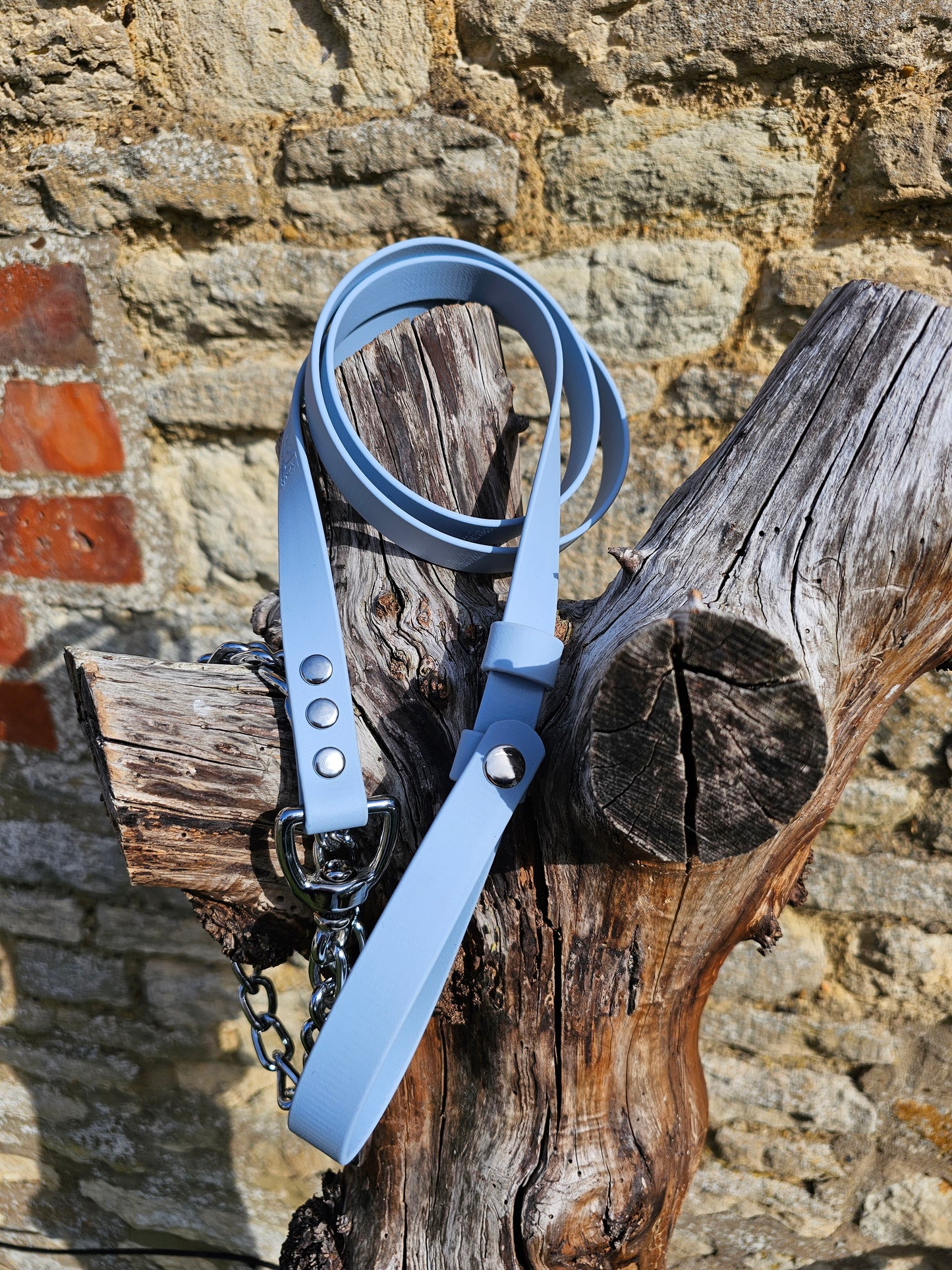 Baby Blue - Waterproof BioThane® Horse break-away Lead Lines
