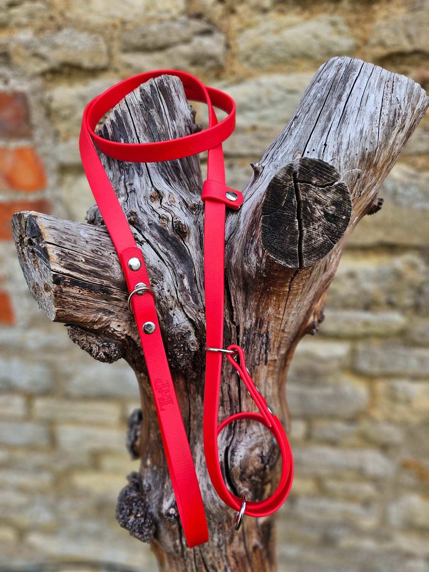 Red - Waterproof BioThane© Dog Figure8 Lead