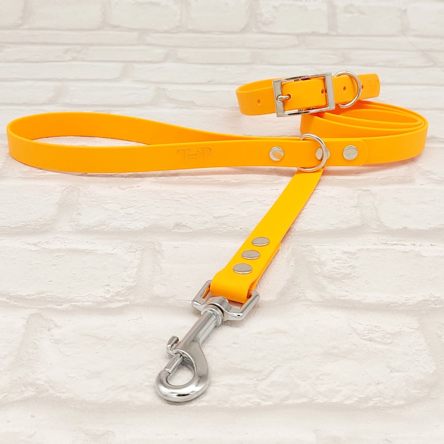 PEACH - Waterproof BioThane© Dog Collar/Lead/Bundle