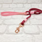 BURGUNDY & BABY PINK - Premium Rope & BioThane® Dog Collar/Lead/Bundles