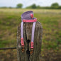 Lilac & Baby Pink - BioThane® waterproof Handsfree Dog Training Lead / Multiway Dog Lead