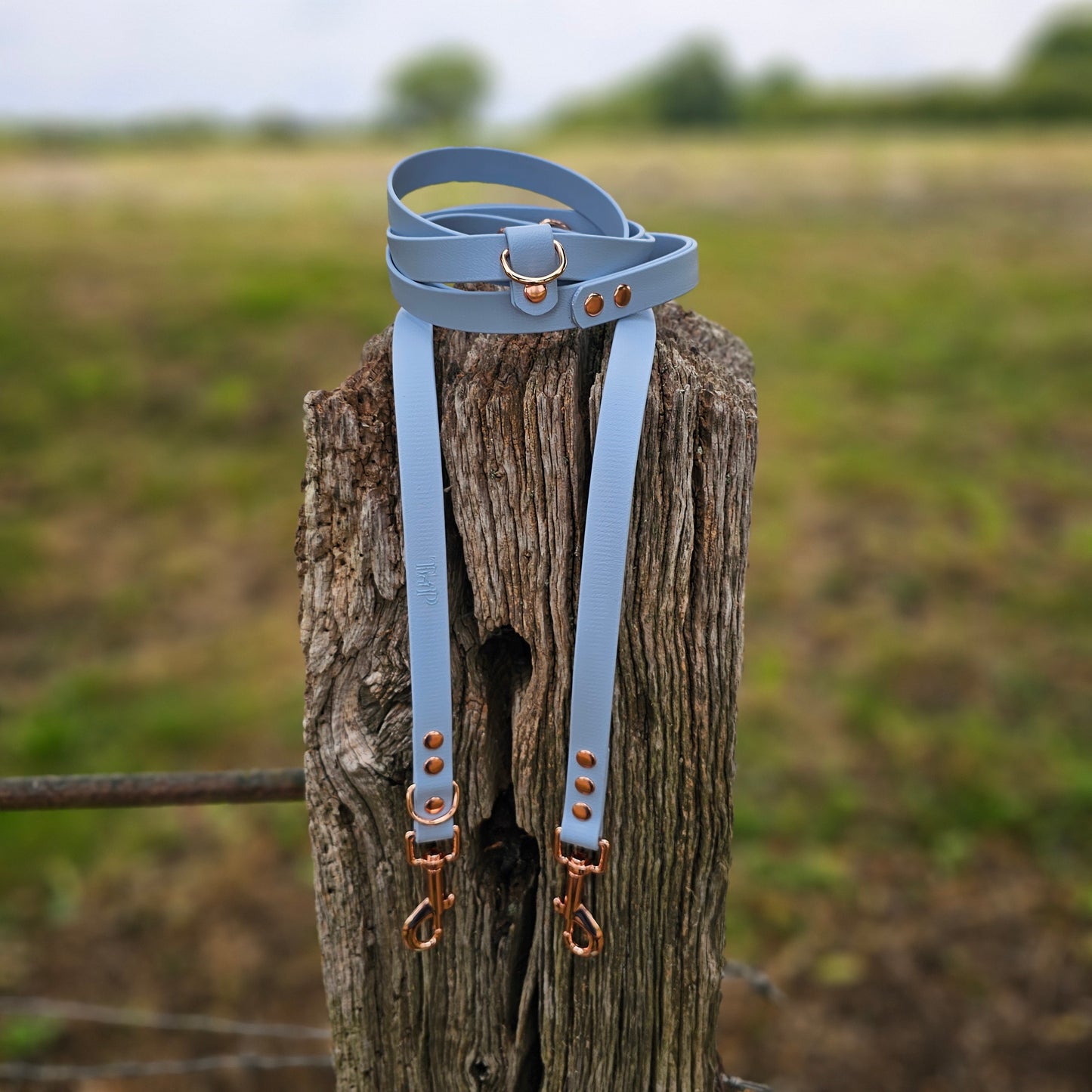 Single Colour - BioThane® waterproof Handsfree Dog Training Lead / Multiway Dog Lead
