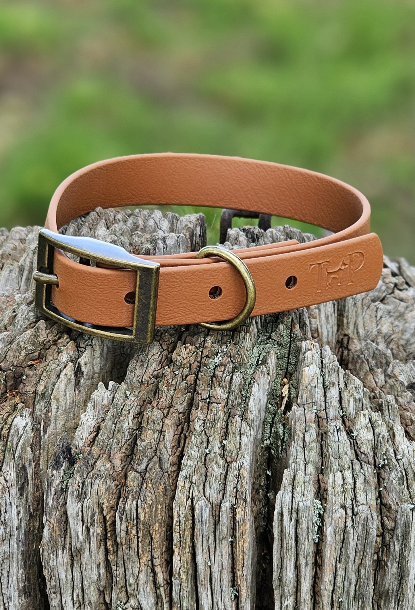 Tan - Waterproof BioThane© Dog Collar