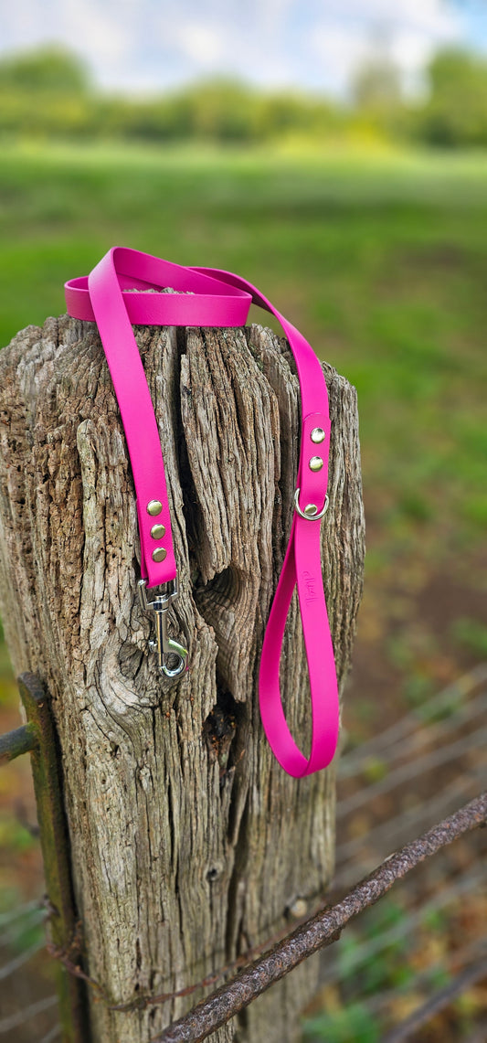 Magenta Waterproof BioThane© Dog Lead