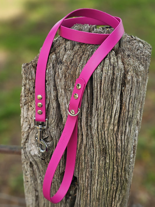 Magenta Waterproof BioThane© Dog Lead