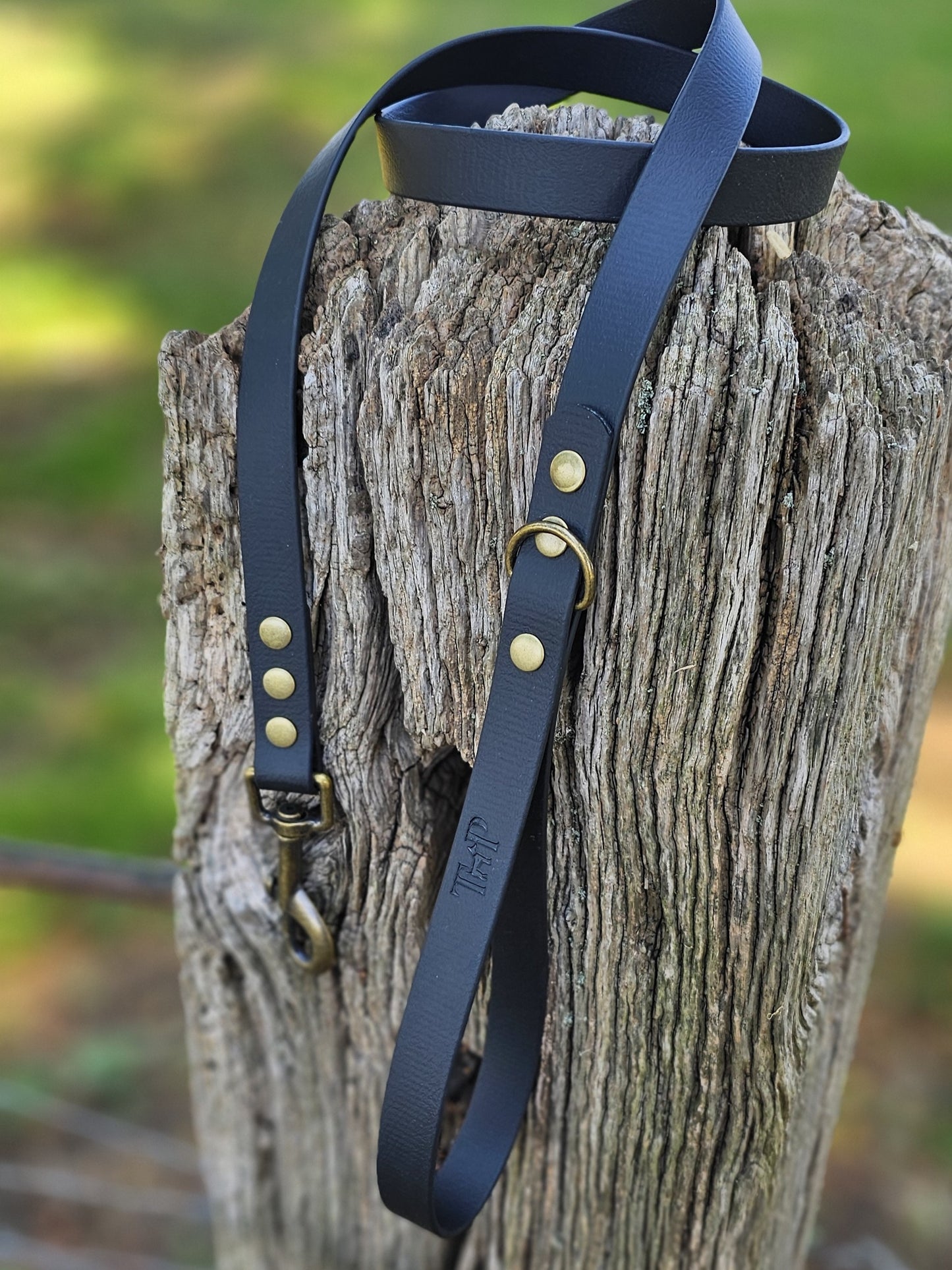 Black Waterproof BioThane© Dog Lead