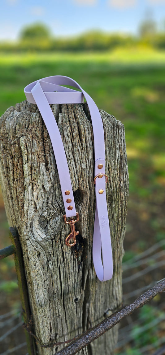 Lilac Waterproof BioThane© Dog Lead