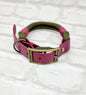 MILITARY GREEN & BURGUNDY - Premium Rope & BioThane® Dog Collar/Lead/Bundles