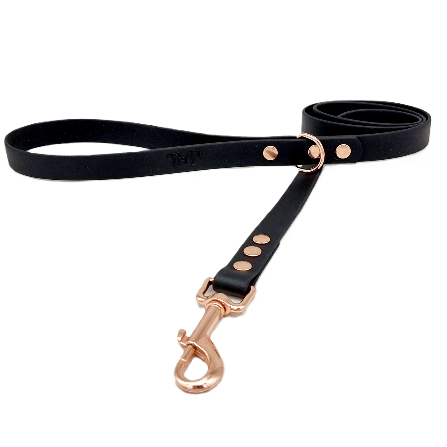 Black Waterproof BioThane© Dog Lead
