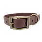 JfP - DARK BROWN - Waterproof BioThane© Dog Collar and Lead