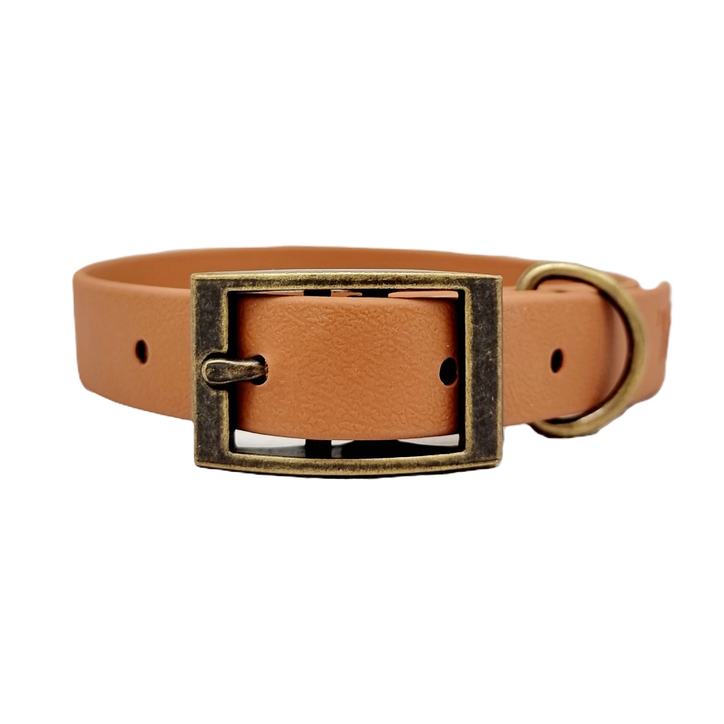 JfP - LIGHT BROWN - Waterproof BioThane© Dog Collar and Lead