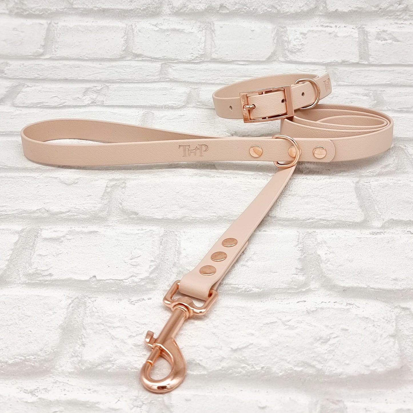 POWDER PEARL - Waterproof BioThane© Dog Collar/Lead/Bundle