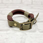 JfP PAF - CHOCBROWN & OLIVE - Rope & BioThane® Dog Collar & Lead