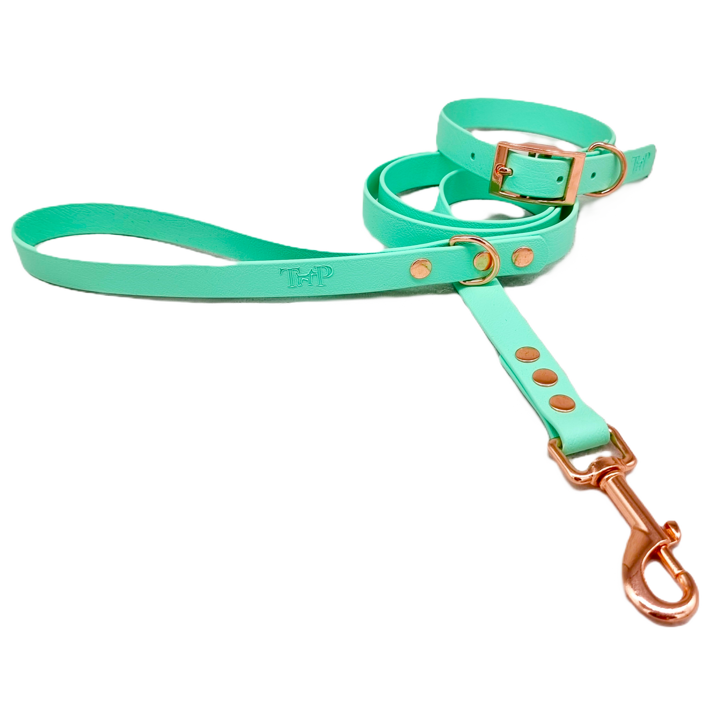 Mint Waterproof BioThane© Dog Collar