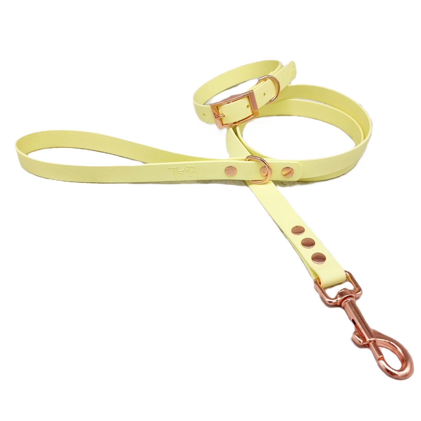 Lemon Waterproof BioThane© Dog Collar