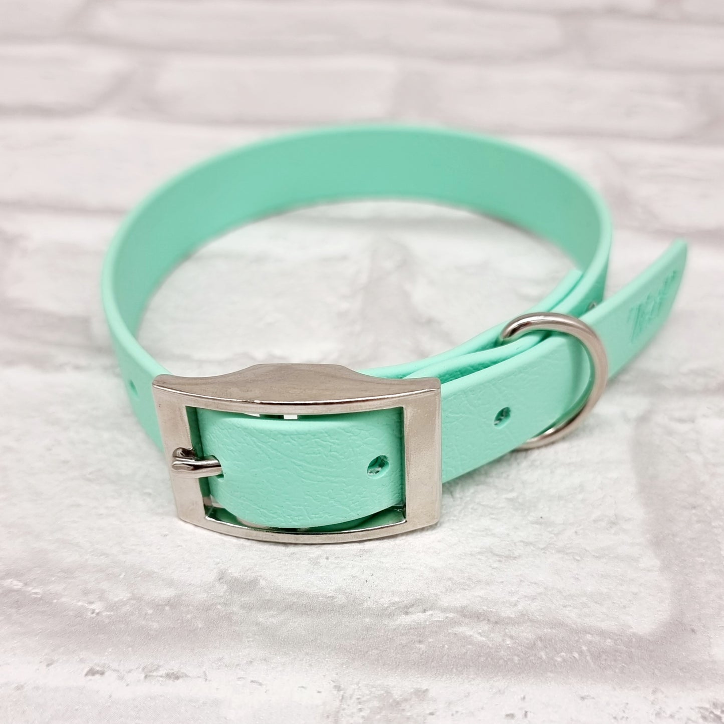 Mint Waterproof BioThane© Dog Collar