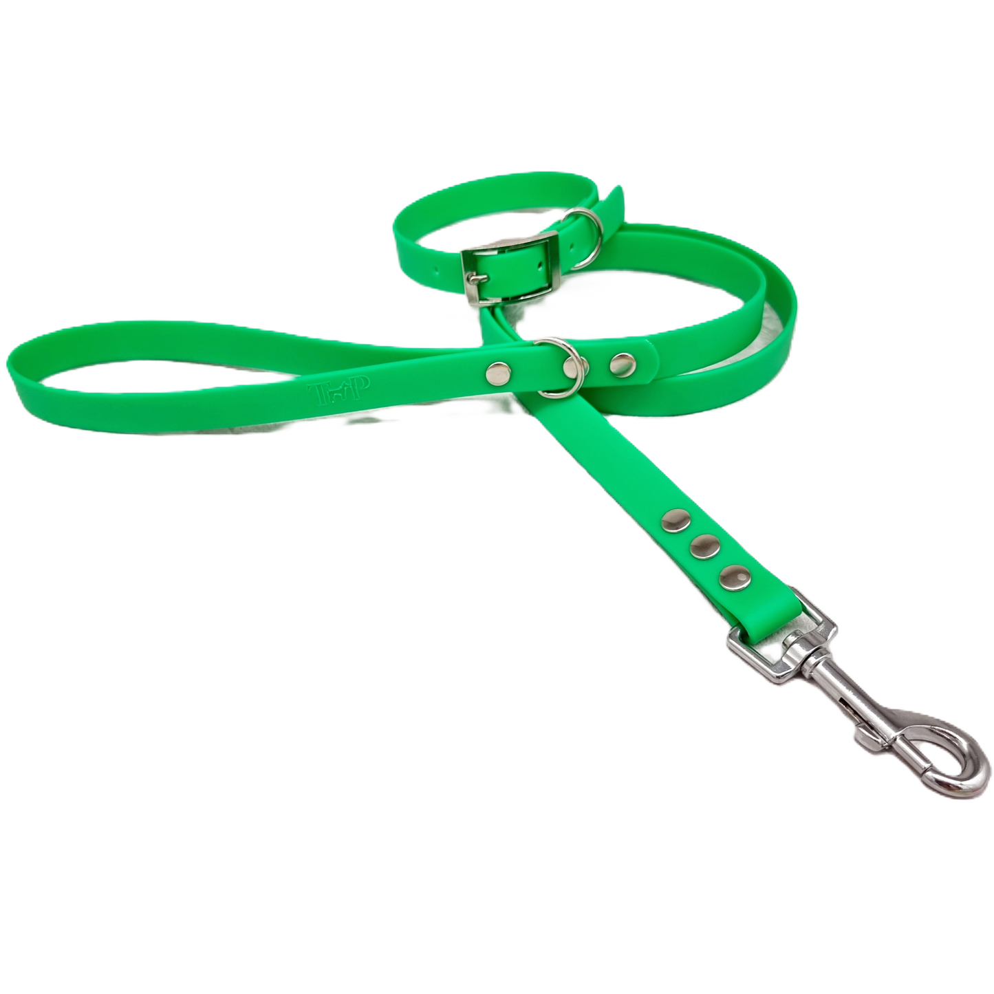 Neon Green Waterproof BioThane© Dog Collar