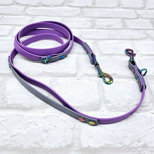 BioThane® waterproof Handsfree Training Lead (with Grab Handle) - Design Your Own