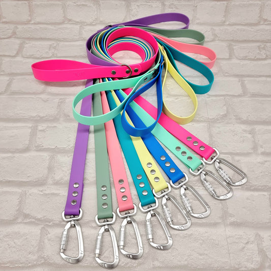 Amethyst Waterproof BioThane© Tactical Dog Lead