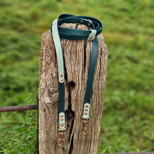 PAF - BioThane® waterproof Handsfree Dog Training Lead / Multiway Dog Lead
