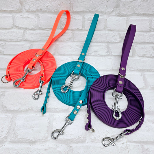 JfP - Waterproof Dog Long Line Lead (with detachable Handle)