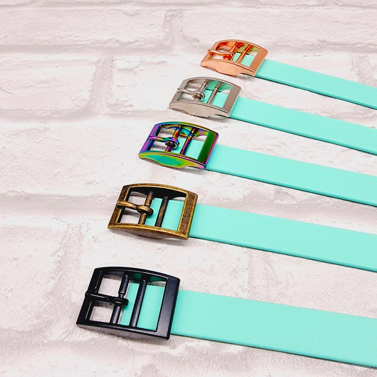 Mint Waterproof BioThane© Dog Collar