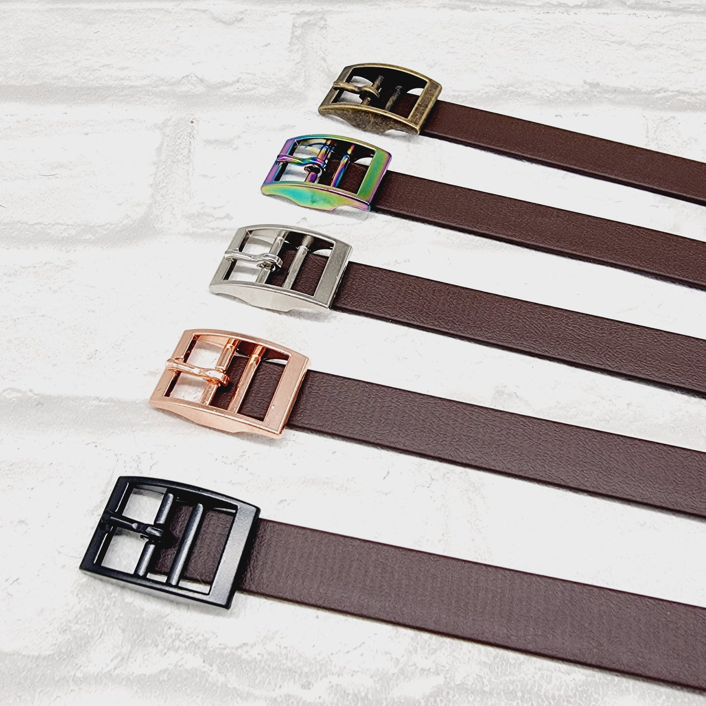 Dark Brown Waterproof BioThane© Dog Collar