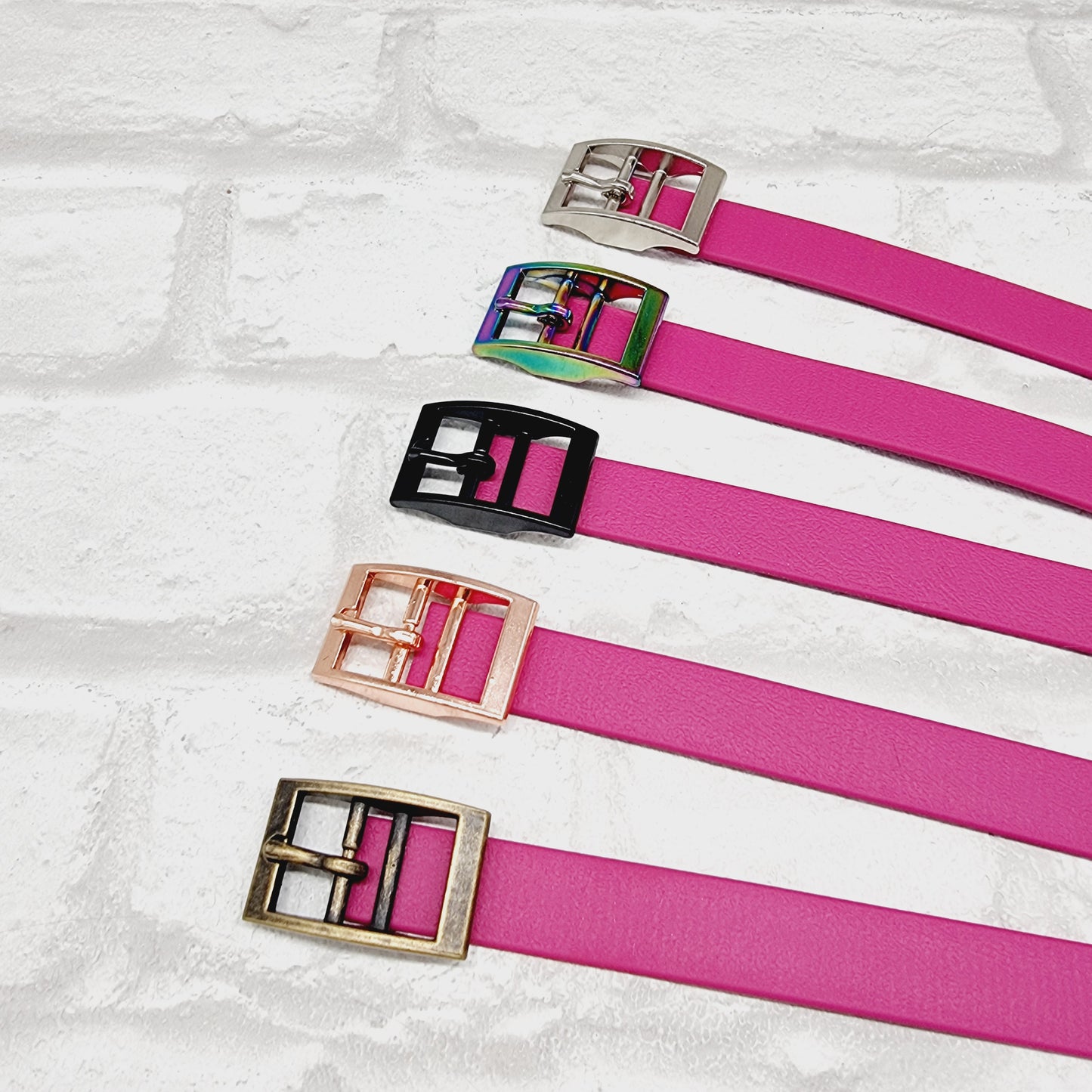 Magenta Waterproof BioThane© Dog Collar