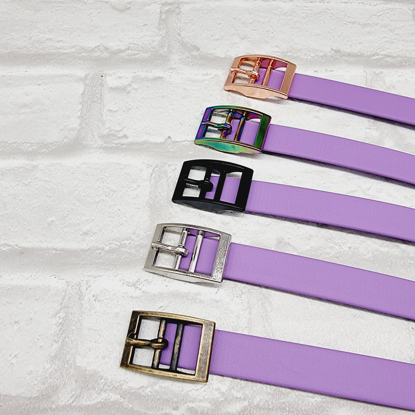 Amethyst Waterproof BioThane© Dog Collar
