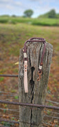 DARK BROWN & POWDER PEARL - Classic Rope BioThane® Dog Lead