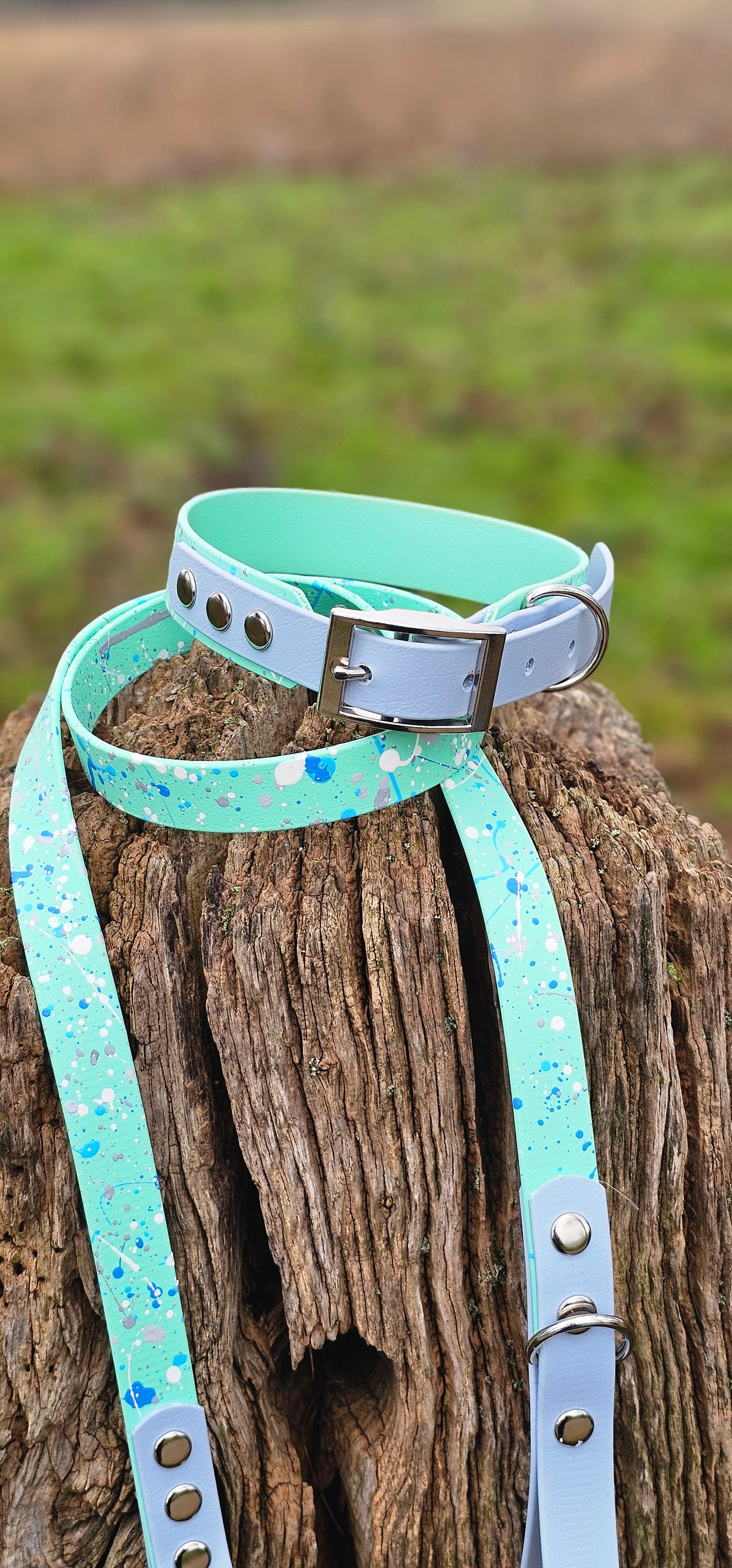 Seabreeze – Waterproof BioThane® Splatter Dog Collar
