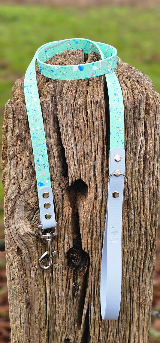 Seabreeze – Waterproof BioThane® Splatter Dog Lead