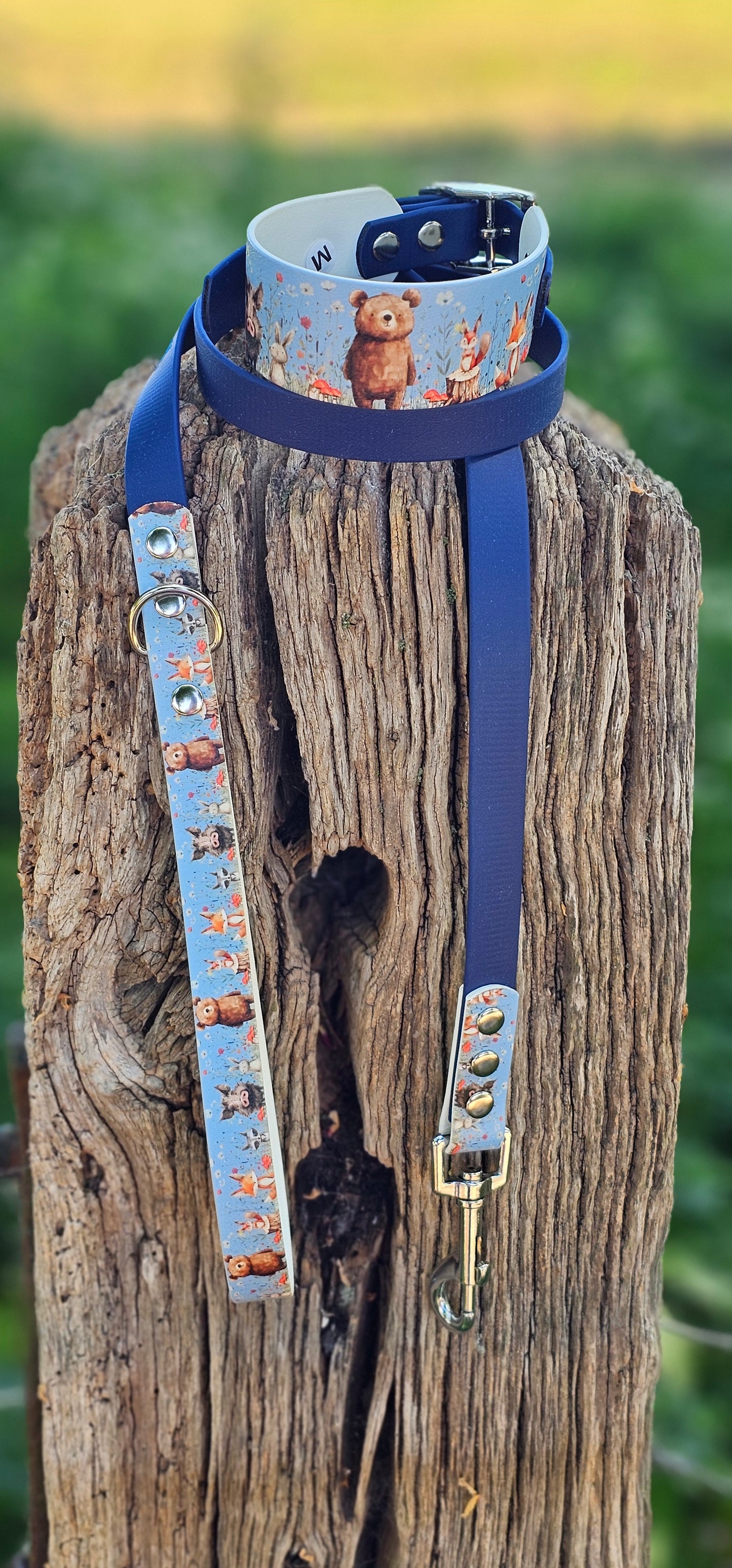Forest Friends – Waterproof BioThane® Sighthound Collar