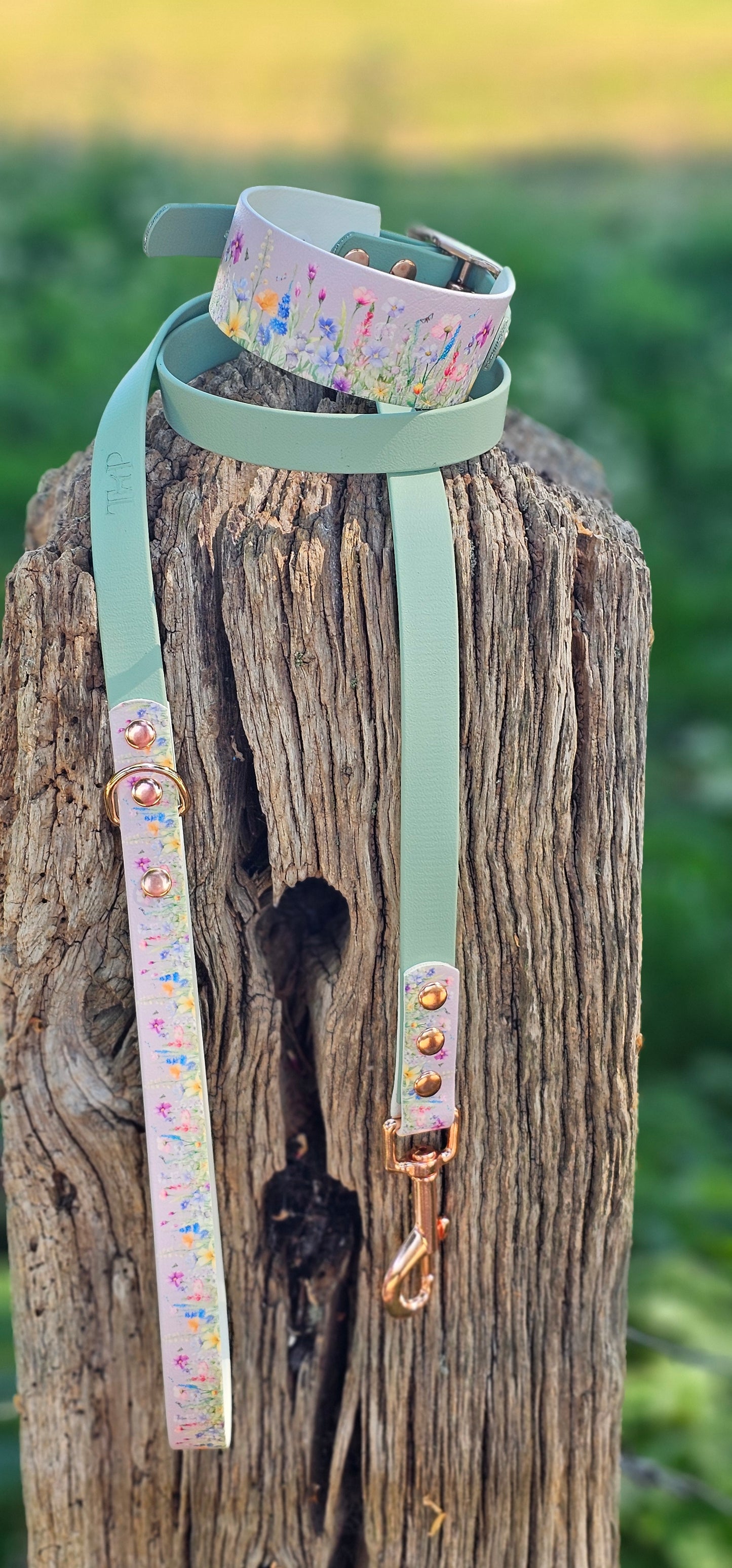 Wildflower Meadow – Waterproof BioThane® Dog Lead